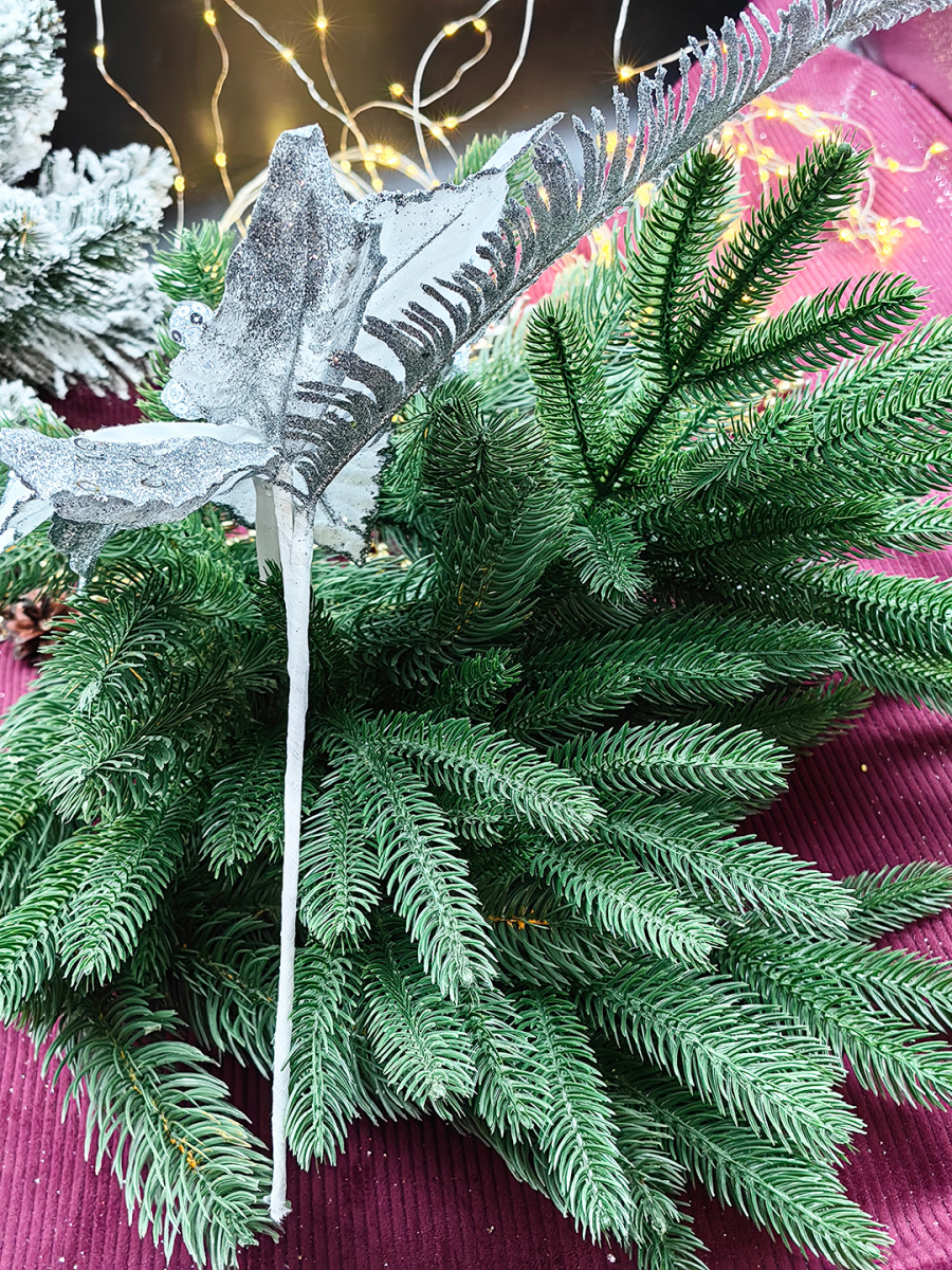 Цветок белый d см Flo-12-46white фото 3 Цветок белый d см Flo-12-46white фото 3