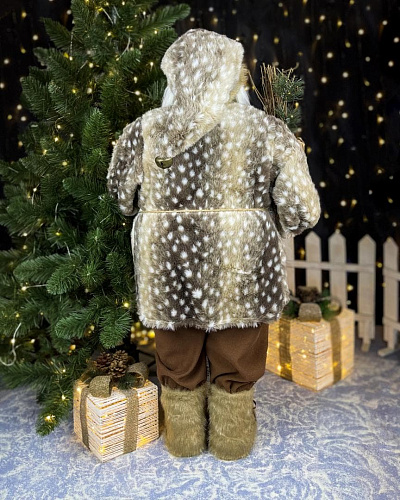 													Дед Мороз  90 см коричневый S1054-36 фото 5