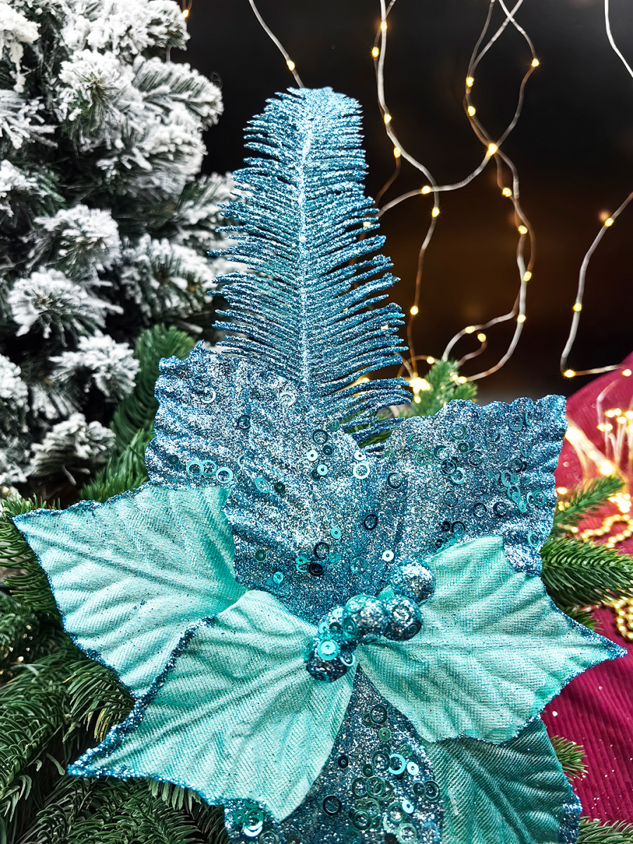 Цветок бирюза d см Flo-12-50bir фото 2 Цветок бирюза d см Flo-12-50bir фото 2