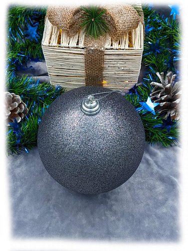 Шар 15 см 1 шт серый 150GP01-01GRAY Шар 15 см 1 шт серый 150GP01-01GRAY