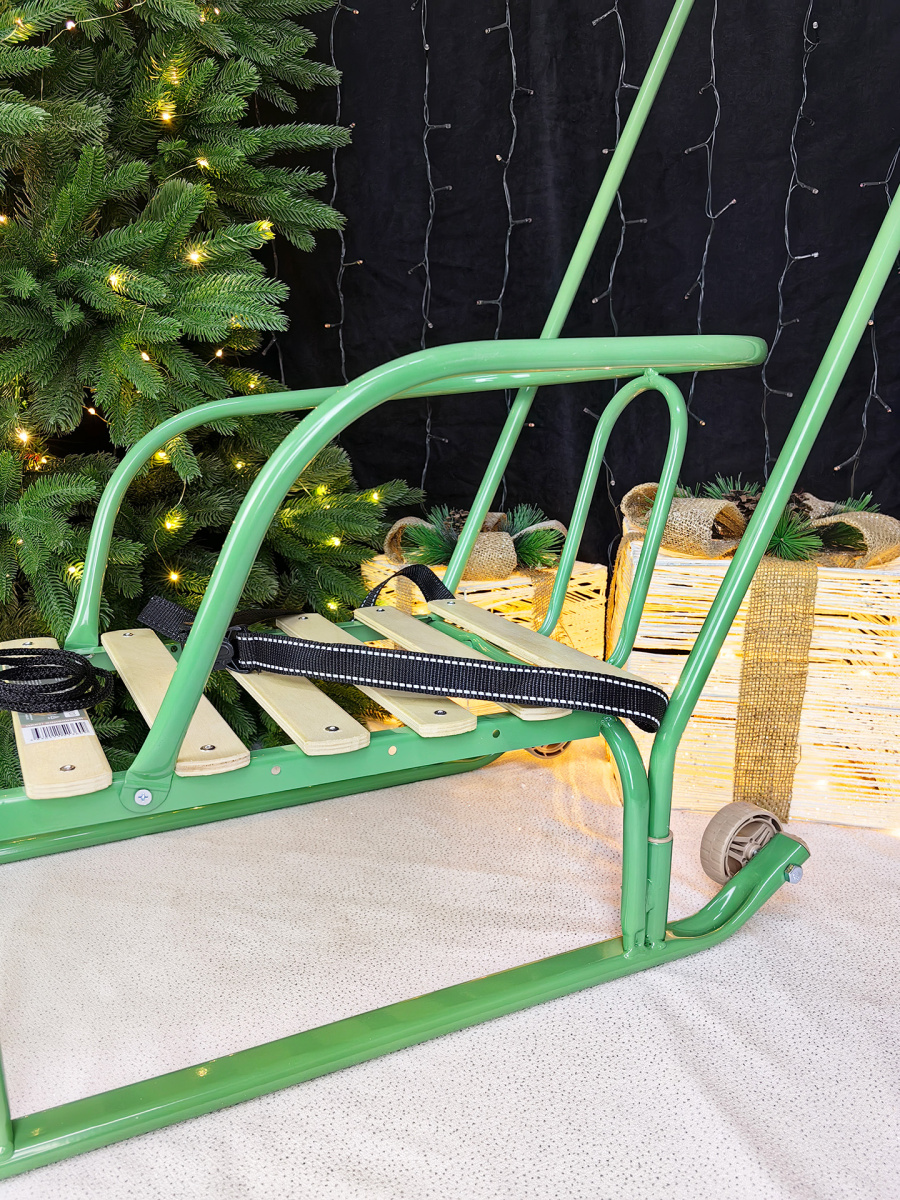 Санки с ручкой детские Тимка 5 комфорт оливковый 9938639/Т5К/ОЛ фото 4 Санки с ручкой детские Тимка 5 комфорт оливковый 9938639/Т5К/ОЛ фото 4