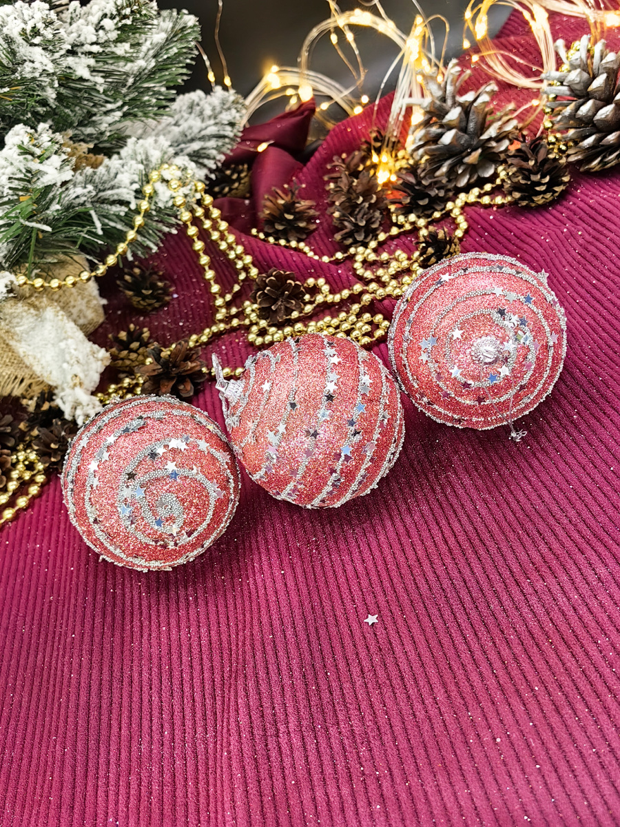 Набор шаров 8 см 3 шт розовый 9920396 фото 2 Набор шаров 8 см 3 шт розовый 9920396 фото 2