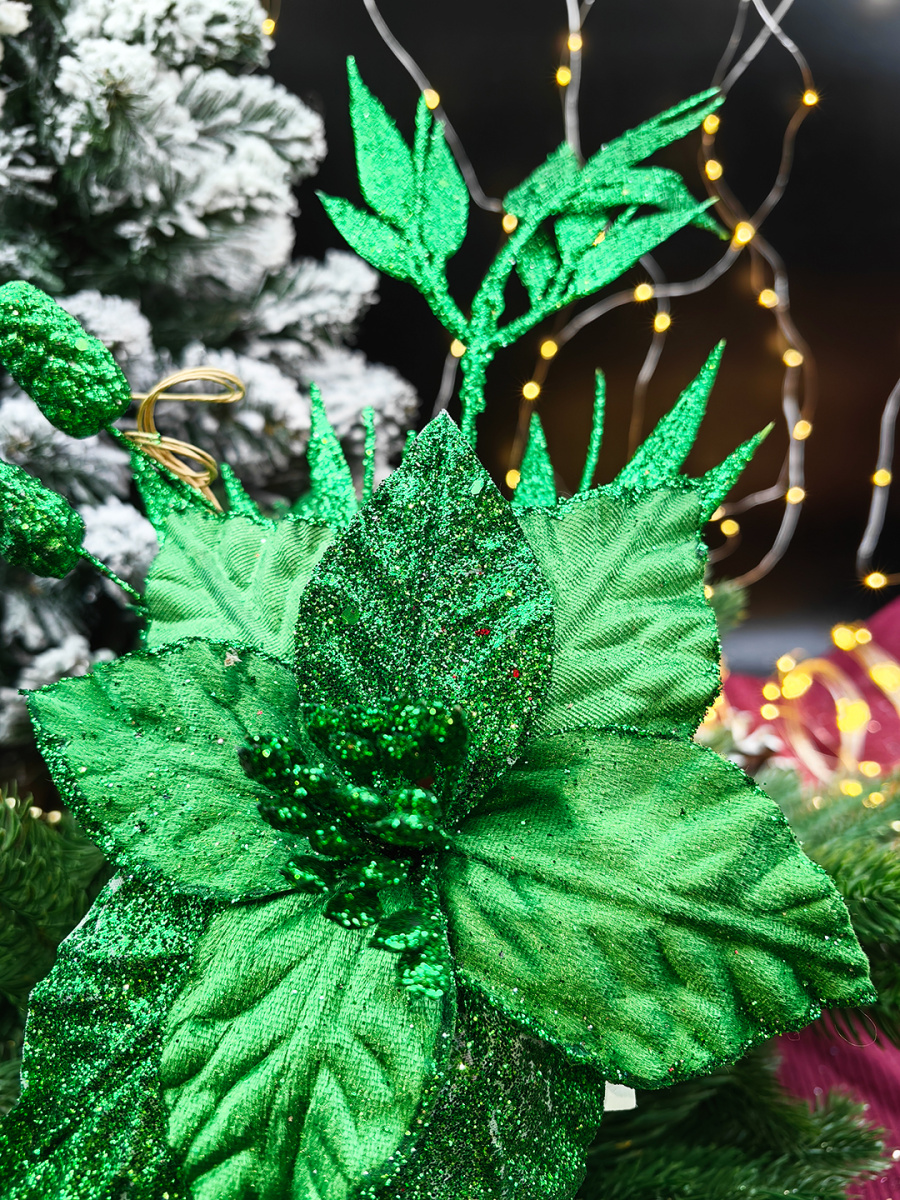 Цветок зеленый d 19 см Flo-12-70green фото 2 Цветок зеленый d 19 см Flo-12-70green фото 2