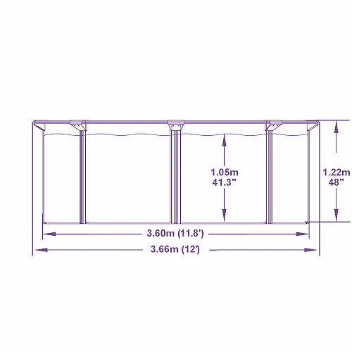 Бассейн стальной Hydrium Pool Set 360х120 см, арт. фото 4 Бассейн стальной Hydrium Pool Set 360х120 см, арт. фото 4