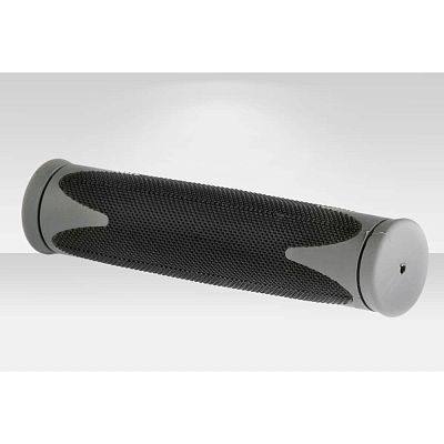 Грипсы STELS VLG-185D2 130 мм чёрно-серые 150010