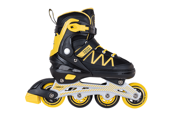 Роликовые коньки Tech Team Mito, 34-37 (M) желтый, 2022 г., 692259 Роликовые коньки Tech Team Mito, 34-37 (M) желтый, 2022 г., 692259
