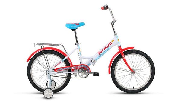 Велосипед городской складной FORWARD Timba girl 20" 13" 1 ск. белый глянцевый FORWARD Timba girl 13"