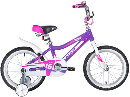 													Велосипед детский  Novatrack NOVARA 16" 9,5" фиолетовый 165ANOVARA.LC20 2020 фото 4