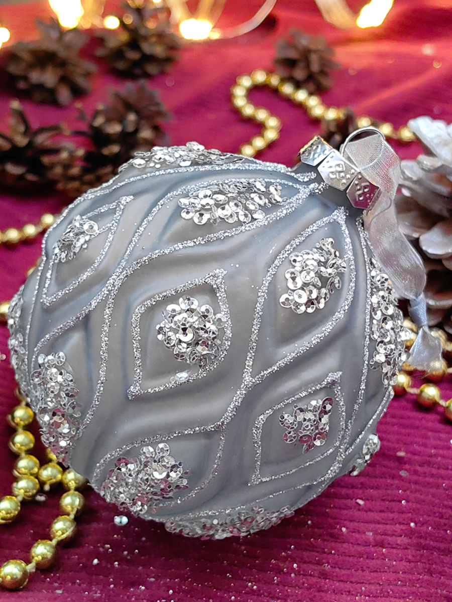 Шар туманный 10 см, стекло Merry Green MG24203 фото 2 Шар туманный 10 см, стекло Merry Green MG24203 фото 2