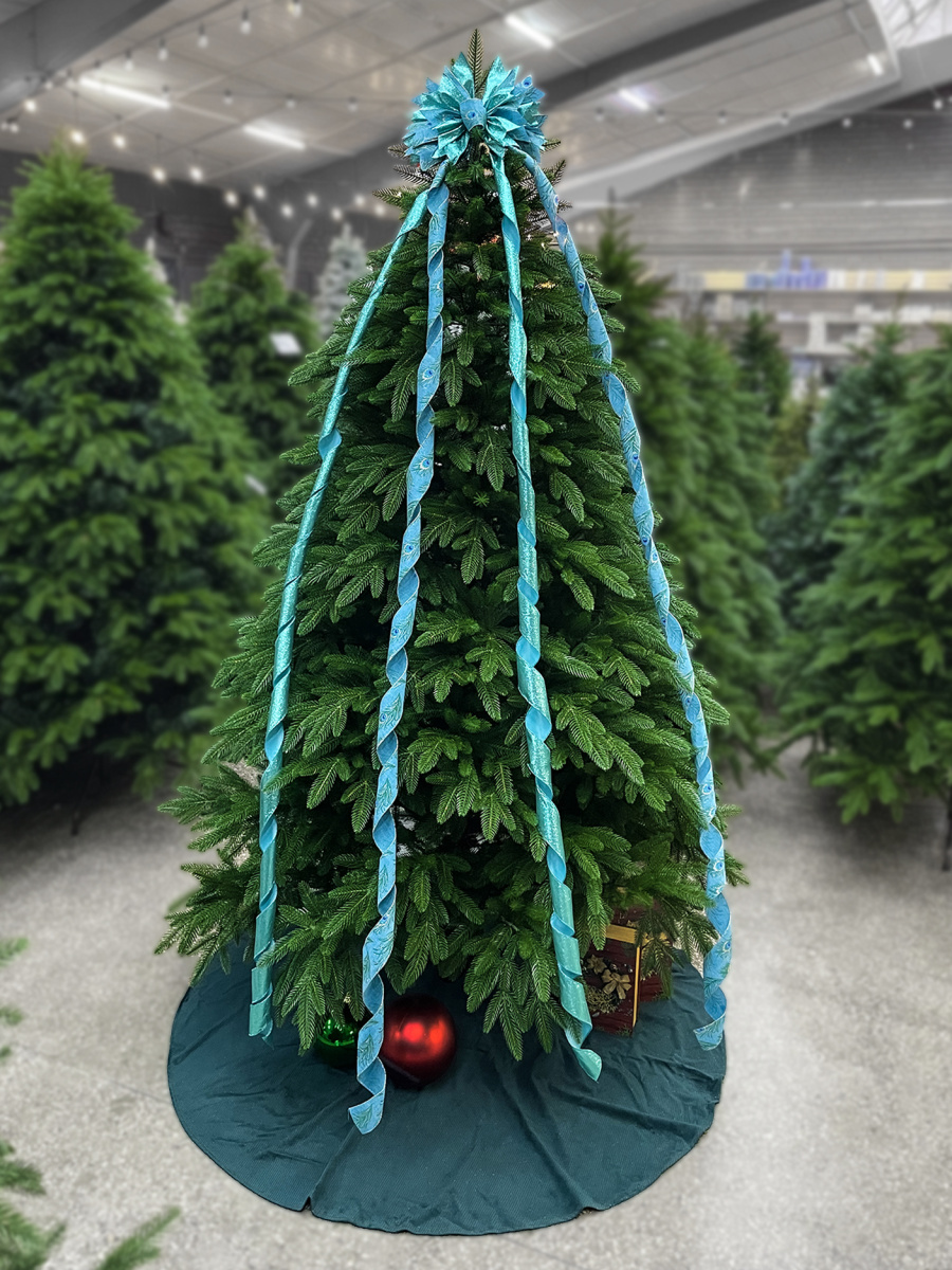 Бант с лентами 33х275 см бирюза 1шт 26-8 фото 2 Бант с лентами 33х275 см бирюза 1шт 26-8 фото 2