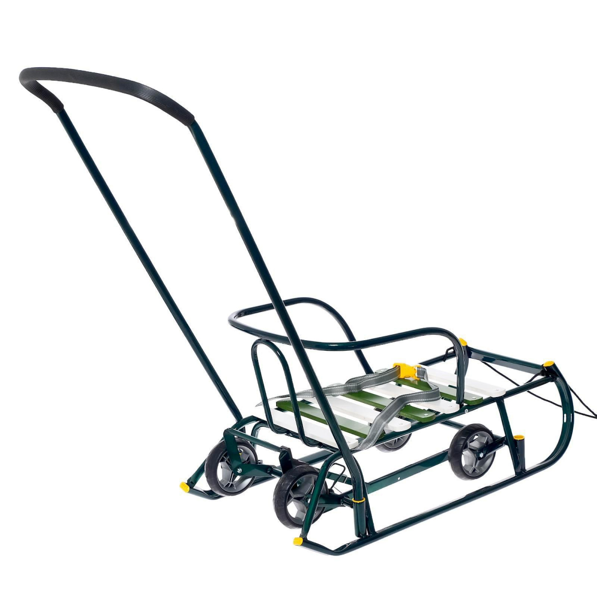 Санки с ручкой детские Тимка 6 универсал зеленый лак 5863564/Т6У/32 фото 5 Санки с ручкой детские Тимка 6 универсал зеленый лак 5863564/Т6У/32 фото 5