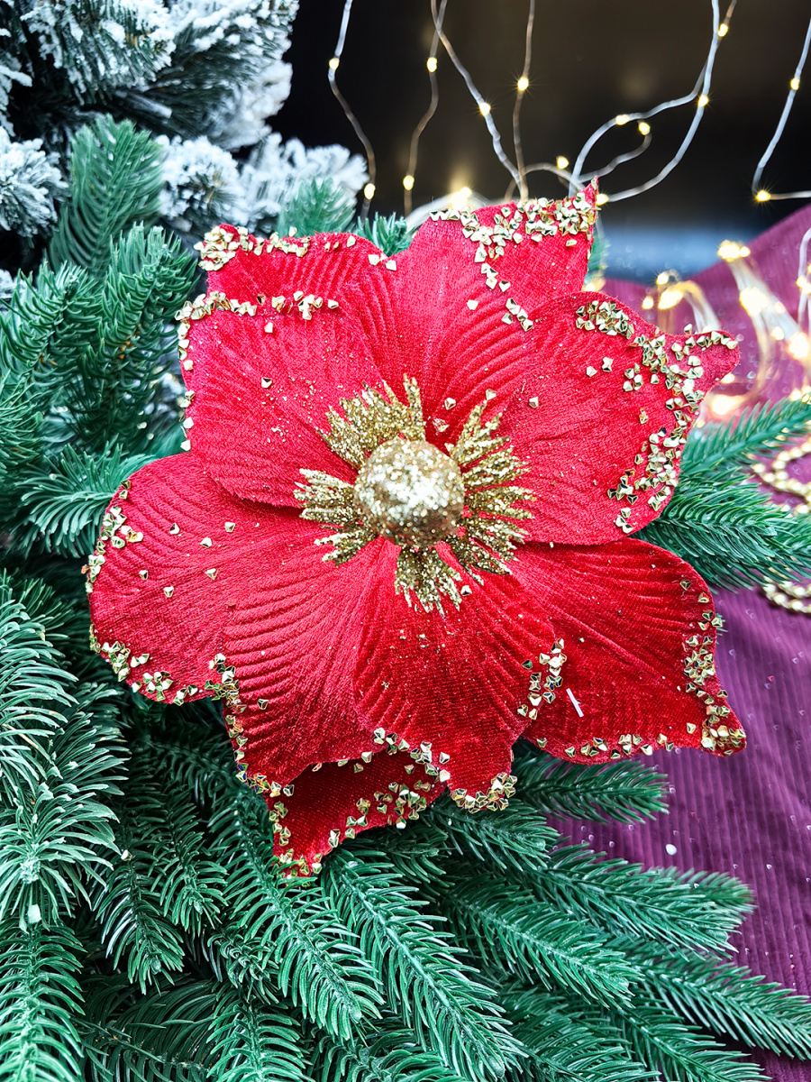 Цветок красный d см Flo-12-77red Цветок красный d см Flo-12-77red