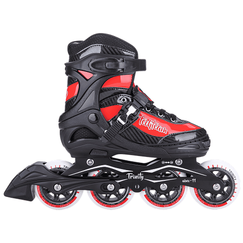 													Роликовые коньки Tech Team Trinity, 31-34 Black - Red, , 00010914