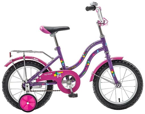 Велосипед детский  Novatrack TETRIS 14" XS фиолетовый 141TETRIS.VL8 
