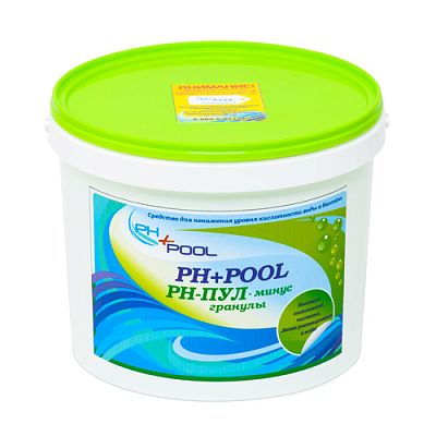 Коррекция pH PH+POOL (минус) 3 кг. Гранулы  Коррекция pH PH+POOL (минус) 3 кг. Гранулы