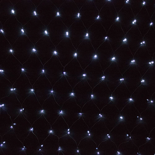 Светодиодная гирлянда сетка 2х1,5 м Белый 20163024 Светодиодная гирлянда сетка 2х1,5 м Белый 20163024