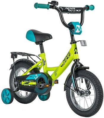 Велосипед детский  Novatrack VECTOR 12" 8,5" салатовый 123VECTOR.GN20 