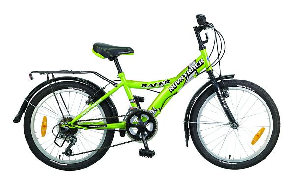 Велосипед горный Novatrack RACER 20"  12 ск. зеленый 20SH12V.RACER.GN7 
