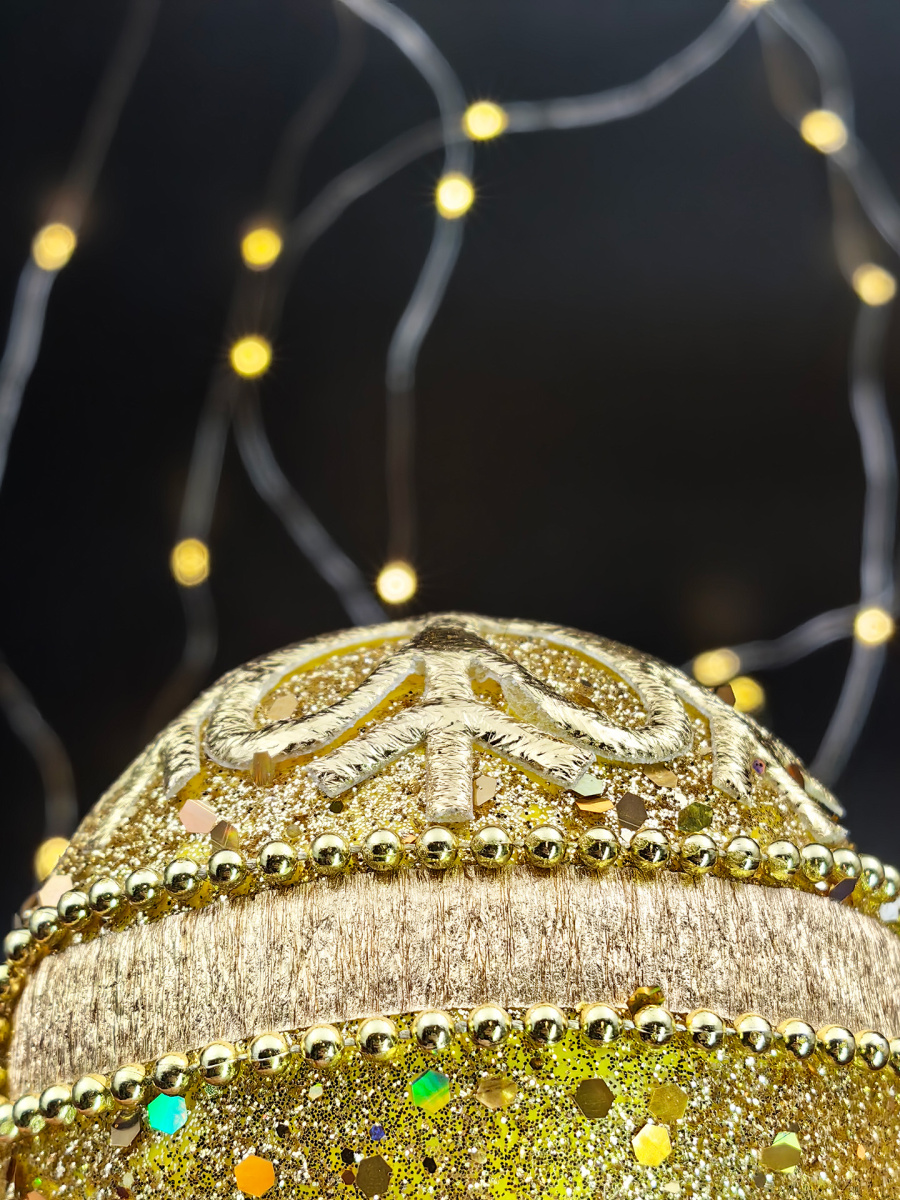 Набор шаров 8 см 3 шт золотой 9920322 фото 3 Набор шаров 8 см 3 шт золотой 9920322 фото 3