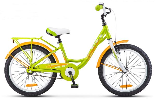Велосипед детский  STELS Pilot 220 Lady 20"  зеленый LU073730 2021