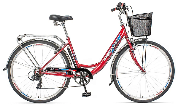Велосипед городской MAXXPRO ONIX 28"/700c 18" красно-черный 850-3 2022