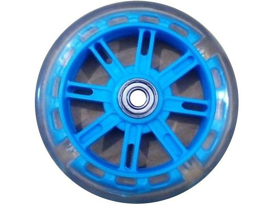 Колесо светящееся для самоката ПВХ с 2 подщип.ABEC-7, диам. - 116мм, голубое SC 01-1 LB Колесо светящееся для самоката ПВХ с 2 подщип.ABEC-7, диам. - 116мм, голубое SC 01-1 LB