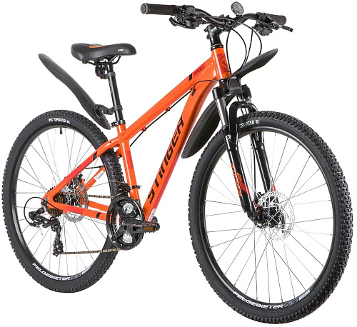 													Велосипед горный Stinger ELEMENT EVO 26" 16"  ск. оранжевый 26AHD.ELEMEVO.16OR0 2020 фото 3