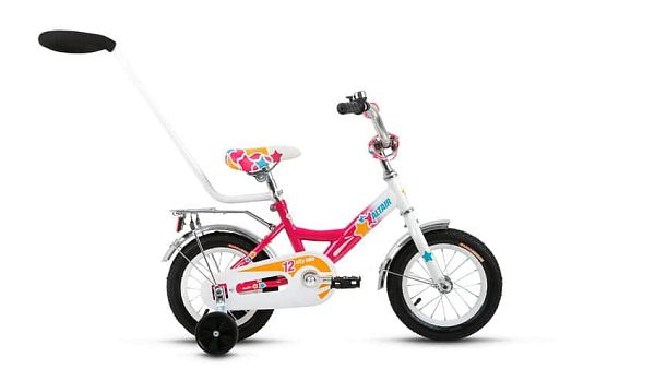 Велосипед детский ALTAIR City girl 12" XS 1 ск. розовый глянцевый ALTAIR City girl 12  розовый 