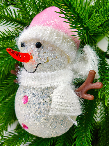 Снеговик 12 см розовый 27010P фото 8 Снеговик 12 см розовый 27010P фото 8