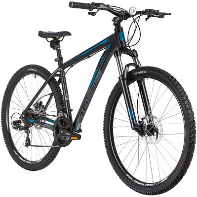 Велосипед горный Stinger Graphite Evo 27.5" 18" 21 ск. черный 27AHD.GRAPHEVO.18BK0 2020