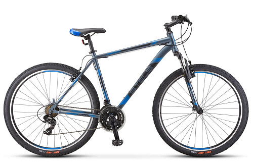 													Велосипед горный STELS Navigator 900 V 29" 19" 21 ск. Серый/синий LU082753 