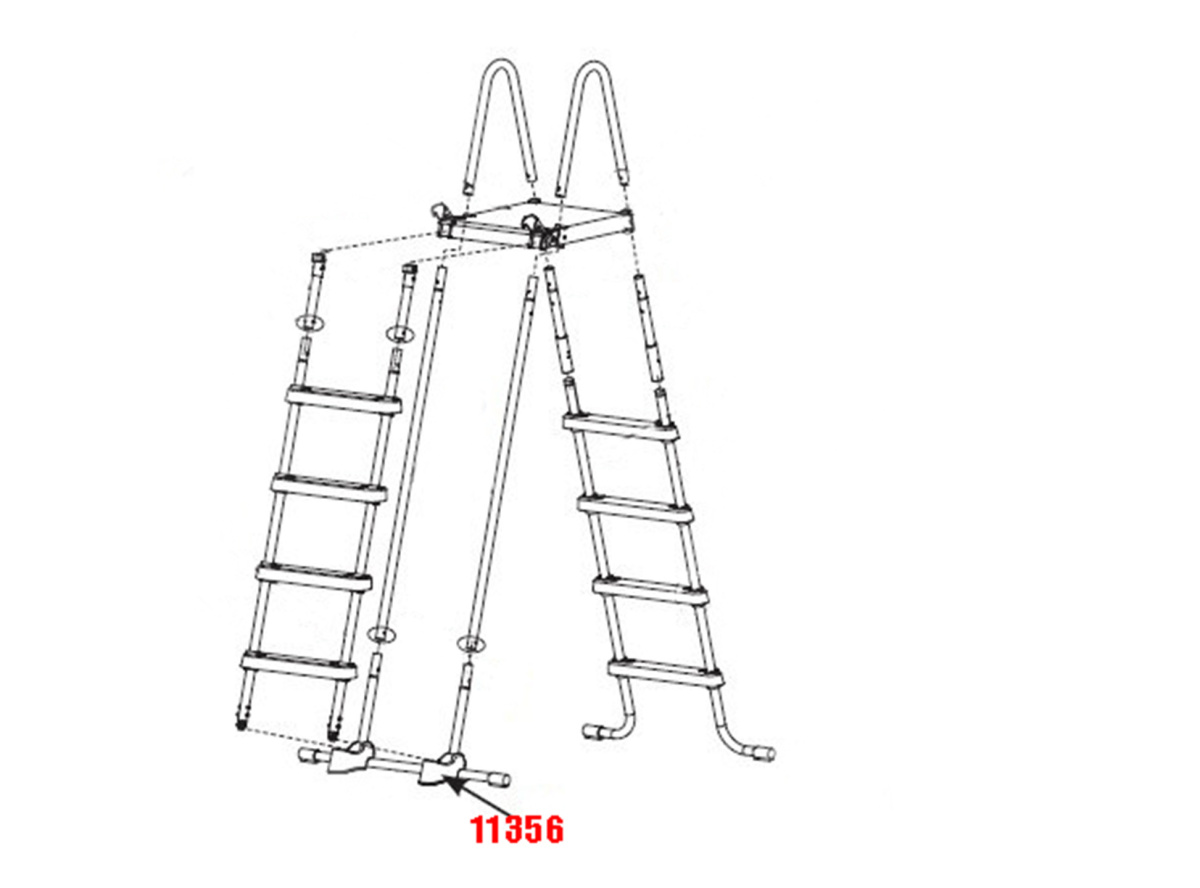 Опорное основание для лестницы 11356 фото 3 Опорное основание для лестницы 11356 фото 3