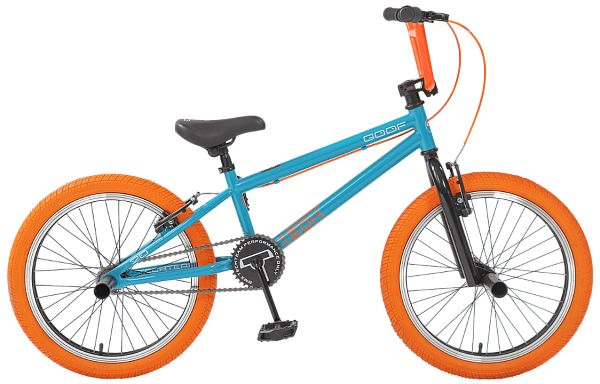 Велосипед BMX Tech Team GOOF 20" 18,7" 1 ск. бирюзово-оранжевый 580035 2022