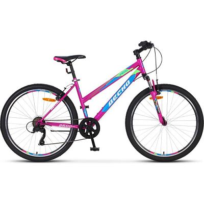 Велосипед горный Десна 2600 V 26" 17" 7 ск. Розовый/синий LU082364 