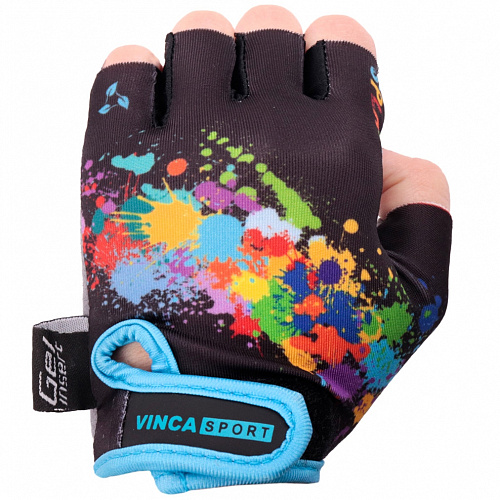 													Велоперчатки Vinca sport Splash 4XS черный VG 981 splash (4) фото 4