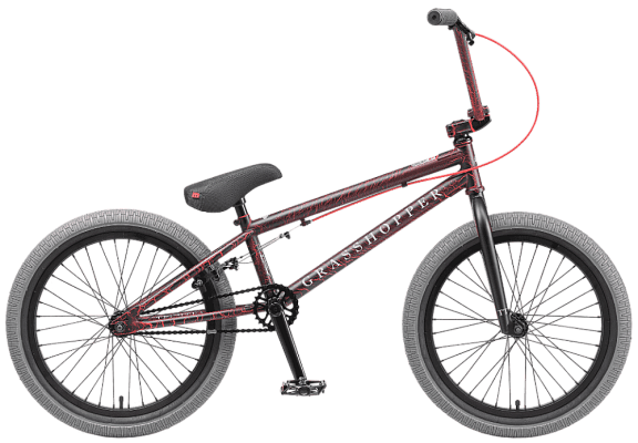 Велосипед BMX Tech Team GRASSHOPPER 20" 20,5"  ск. красно-серый 840013 