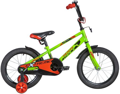 Велосипед детский  Novatrack EXTREME 16" 9" зеленый 163EXTREME.GN21 2021