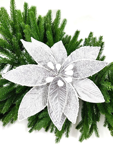 													Цветок серый d 30 см 99223002grey фото 4