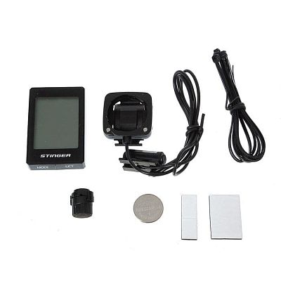 Велокомпьютер проводной STG  22 функции Х74646-5 Велокомпьютер проводной STG  22 функции Х74646-5