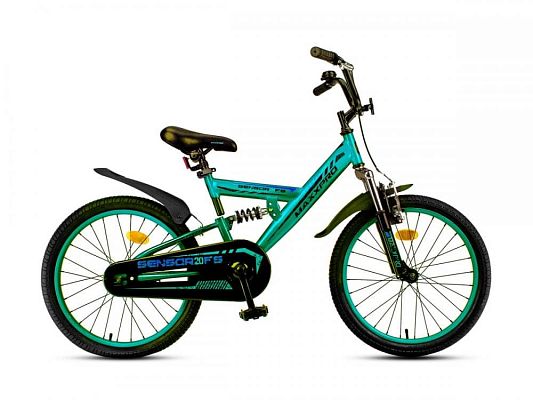 Велосипед детский MAXXPRO SENSOR FS 20"  зелено-черный Y2011-2 