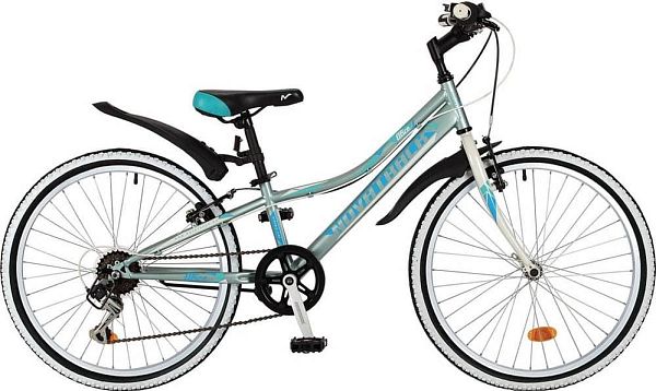 Велосипед горный Novatrack ALICE 24" 12" 6 ск. голубой 24SH6SV.ALICE.12BL7 