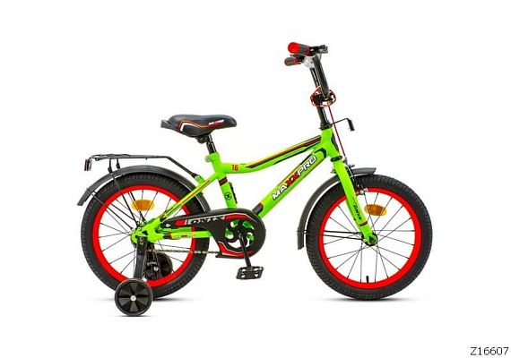Велосипед детский MAXXPRO ONIX 16"  матовый зелено-красный ONIX-16-2 (19) 