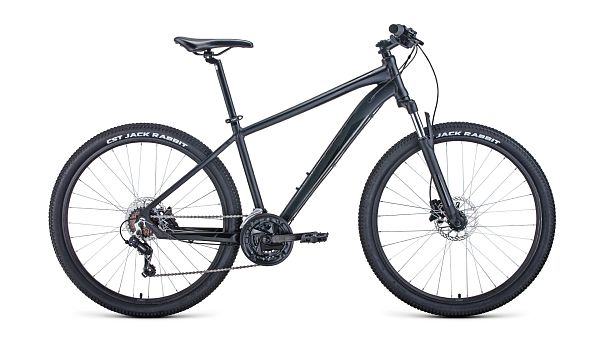 Велосипед горный FORWARD APACHE 3.0 disc 27.5" 19" 21 скорость (3x7) ск. черный матовый/черный RBKW1 Велосипед горный FORWARD APACHE 3.0 disc 27.5" 19" 21 скорость (3x7) ск. черный матовый/черный RBKW1