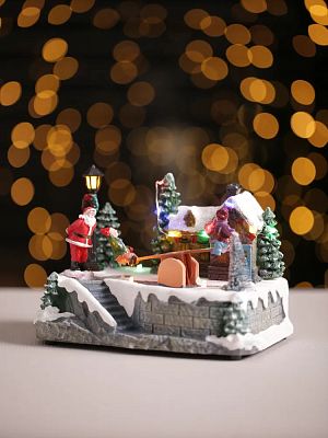 Новогодняя композиция   20х14х15 см MG0627-07