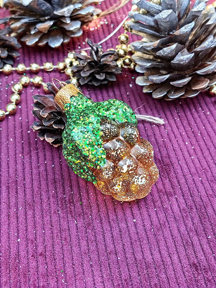 Елочная игрушка Виноград шампань 7 см, стекло // виноград CHAM фото 2 Елочная игрушка Виноград шампань 7 см, стекло // виноград CHAM фото 2