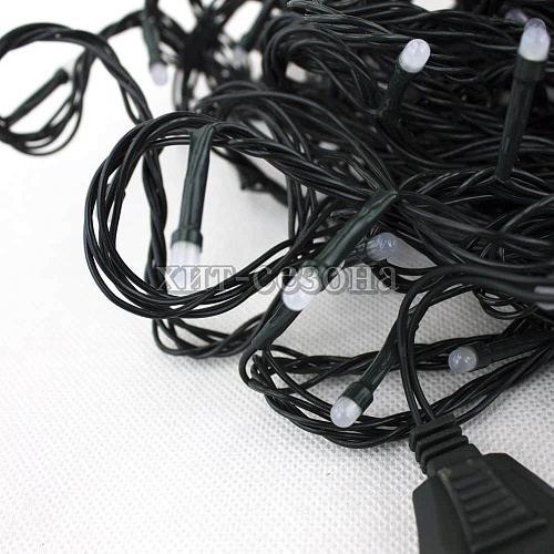 9 м, белый теплый 100 LED, , провод , 2018519 фото 2 9 м, белый теплый 100 LED, , провод , 2018519 фото 2