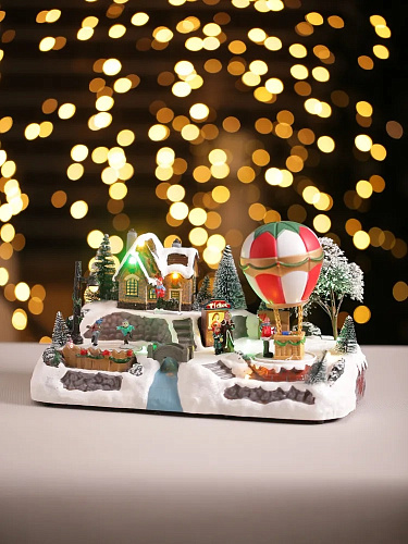 Новогодняя композиция 39х23х24 см MG0627-03 Новогодняя композиция 39х23х24 см MG0627-03