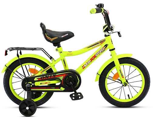 Велосипед детский  MAXXPRO ONIX 12"  желто-красный ONIX-M12-2 (2020) 2020