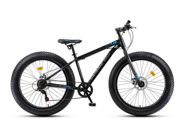 Велосипед Fat Bike MAXXPRO FAT Х26 26" 18" 7 ск. черно-синий Y2641-1 2019