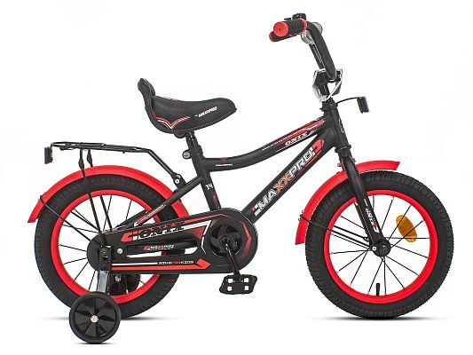 Велосипед детский  MAXXPRO ONIX 14"  черно-красный ONIX-N14-1 
